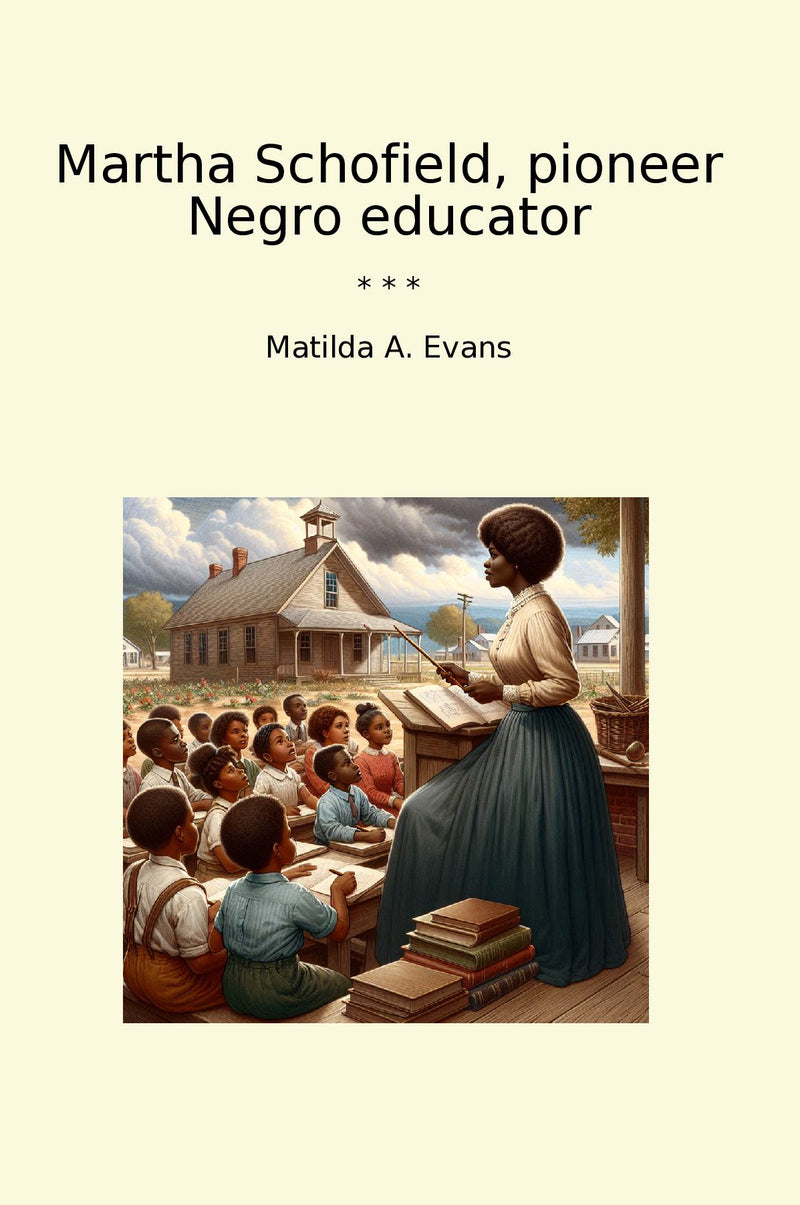 Martha Schofield, pioneer Negro educator