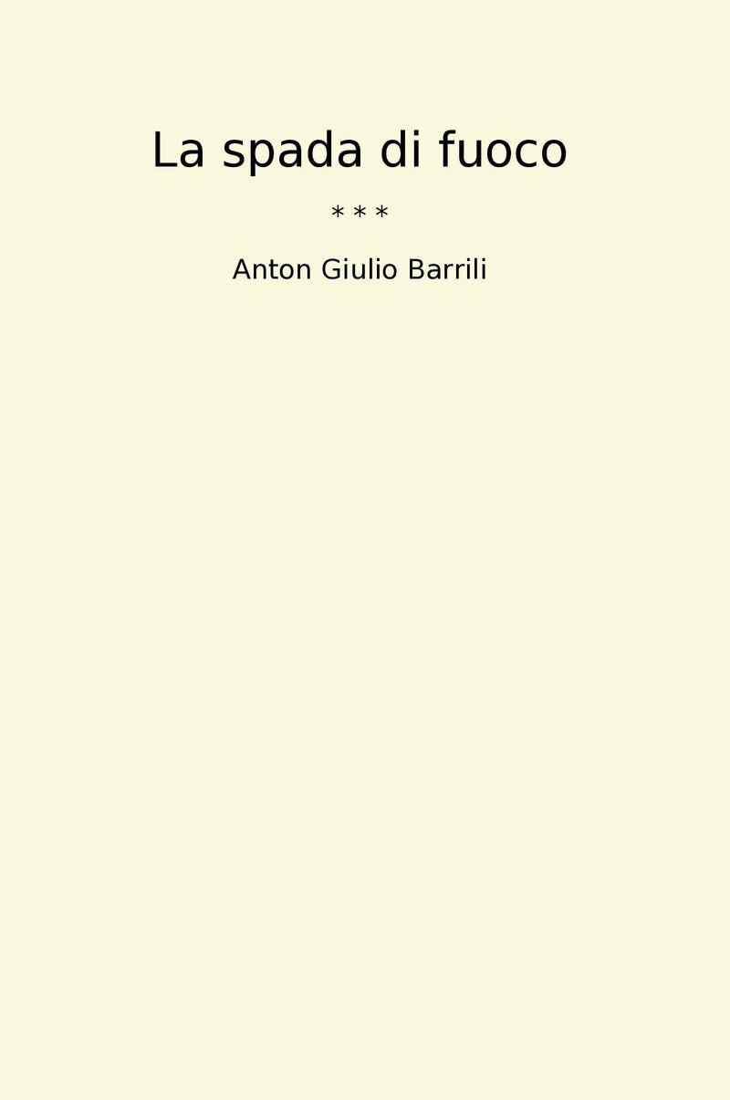 La spada di fuoco