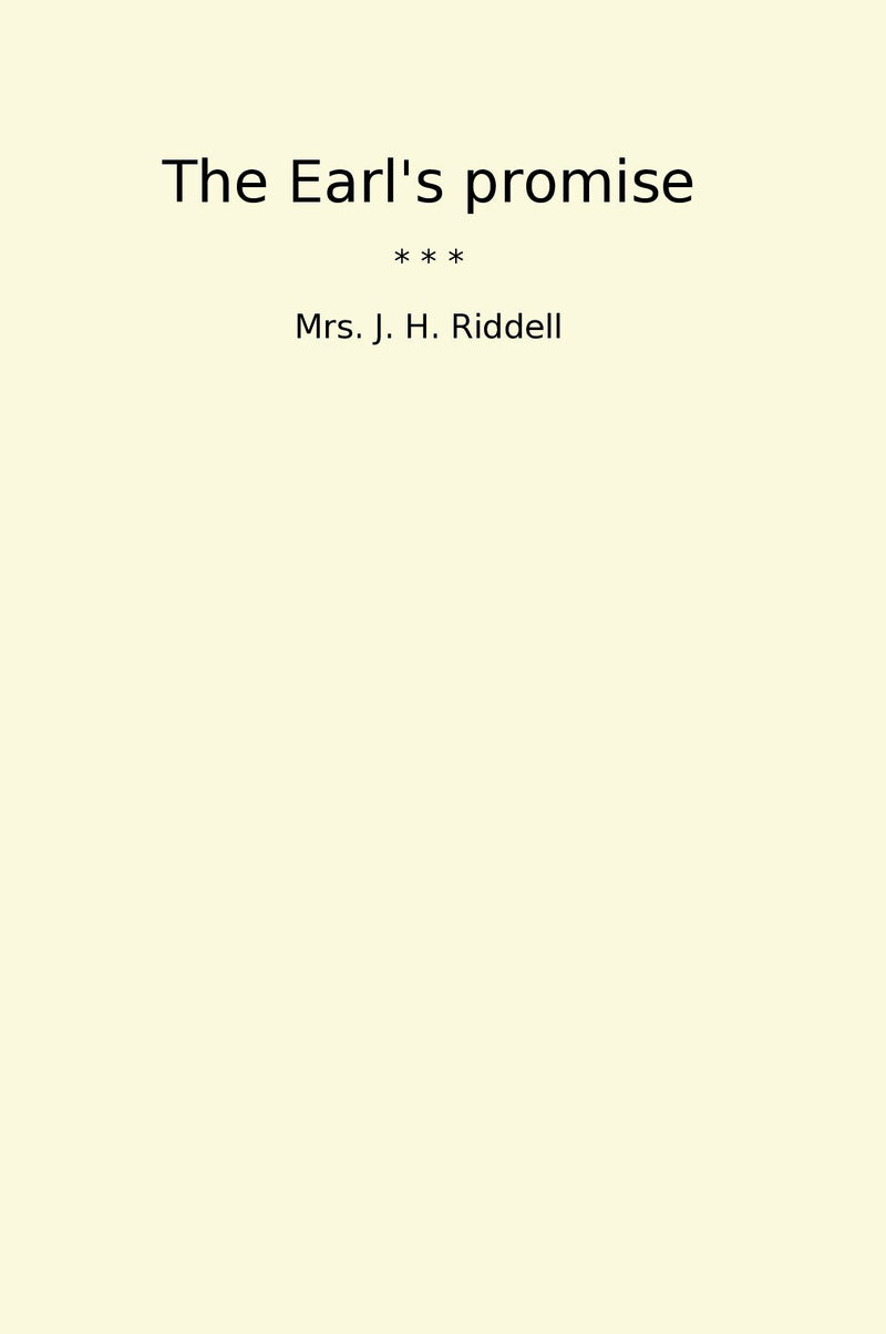 The Earl's promise