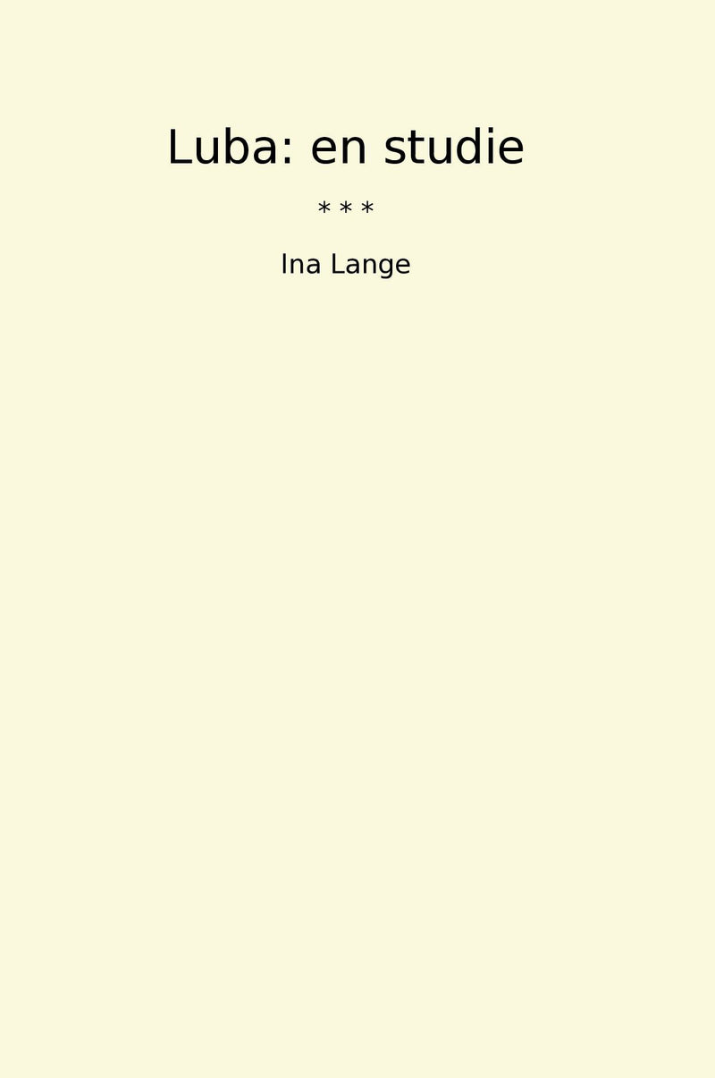 Luba: en studie