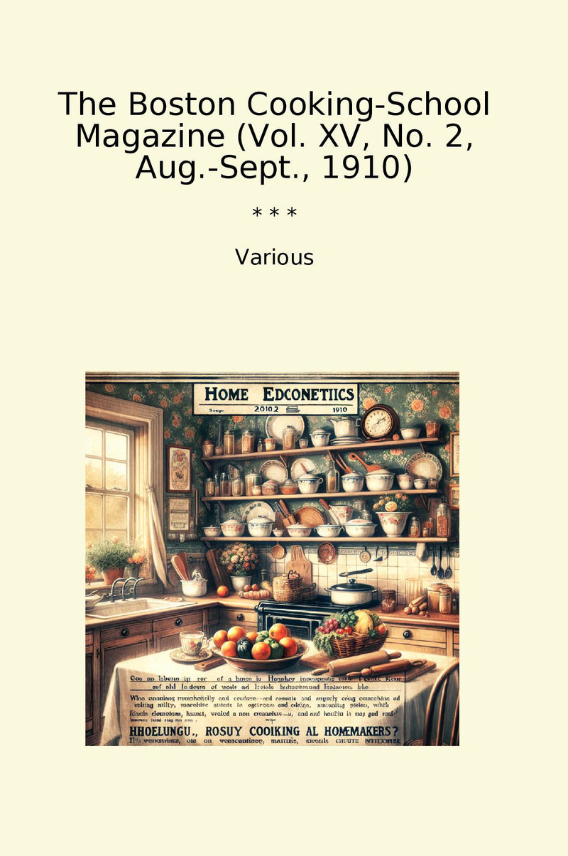 The Boston Cooking-School Magazine (Vol. XV, No. 2, Aug.-Sept., 1910)
