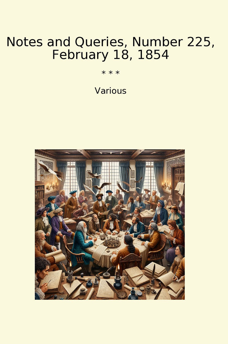 Notes and Queries, Number 225, February 18, 1854