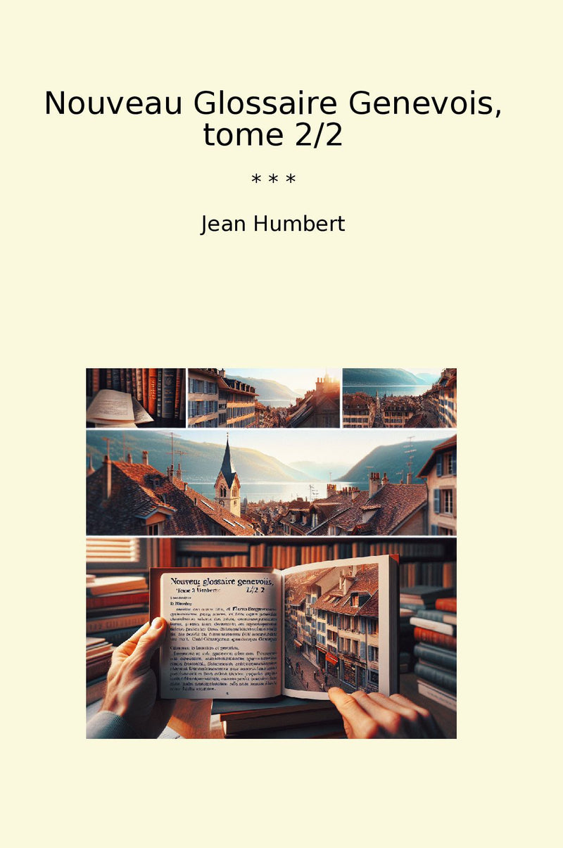Nouveau Glossaire Genevois, tome 2/2