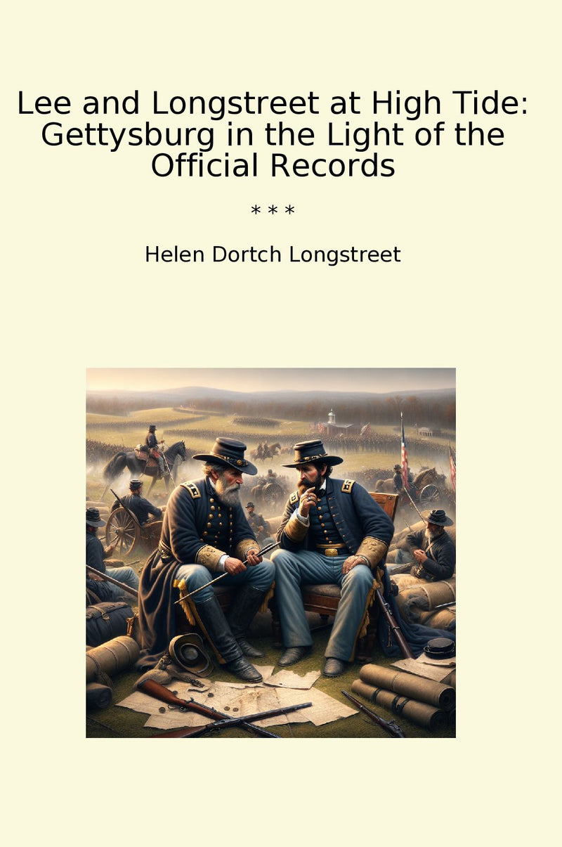 Lee and Longstreet at High Tide: Gettysburg in the Light of the Official Records