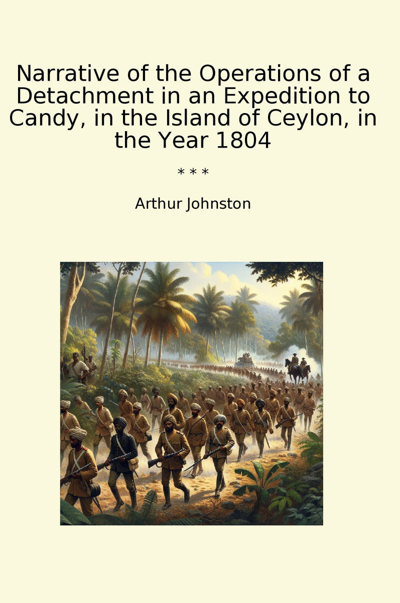Narrative of the Operations of a Detachment in an Expedition to Candy, in the Island of Ceylon, in the Year 1804