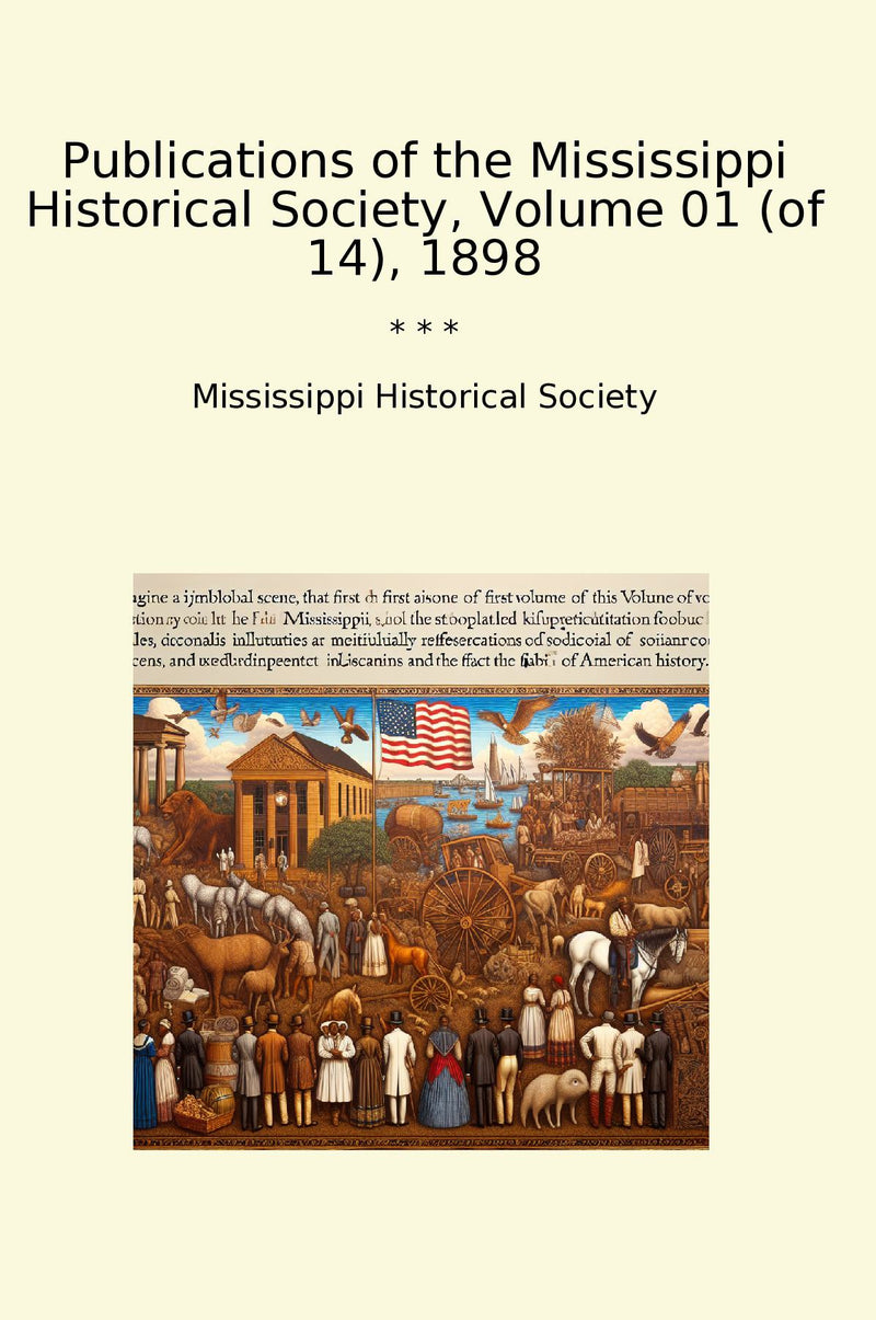 Publications of the Mississippi Historical Society, Volume 01 (of 14), 1898
