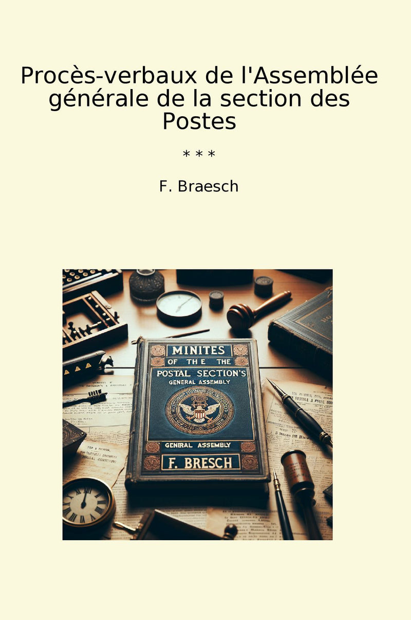 Procès-verbaux de l'Assemblée générale de la section des Postes