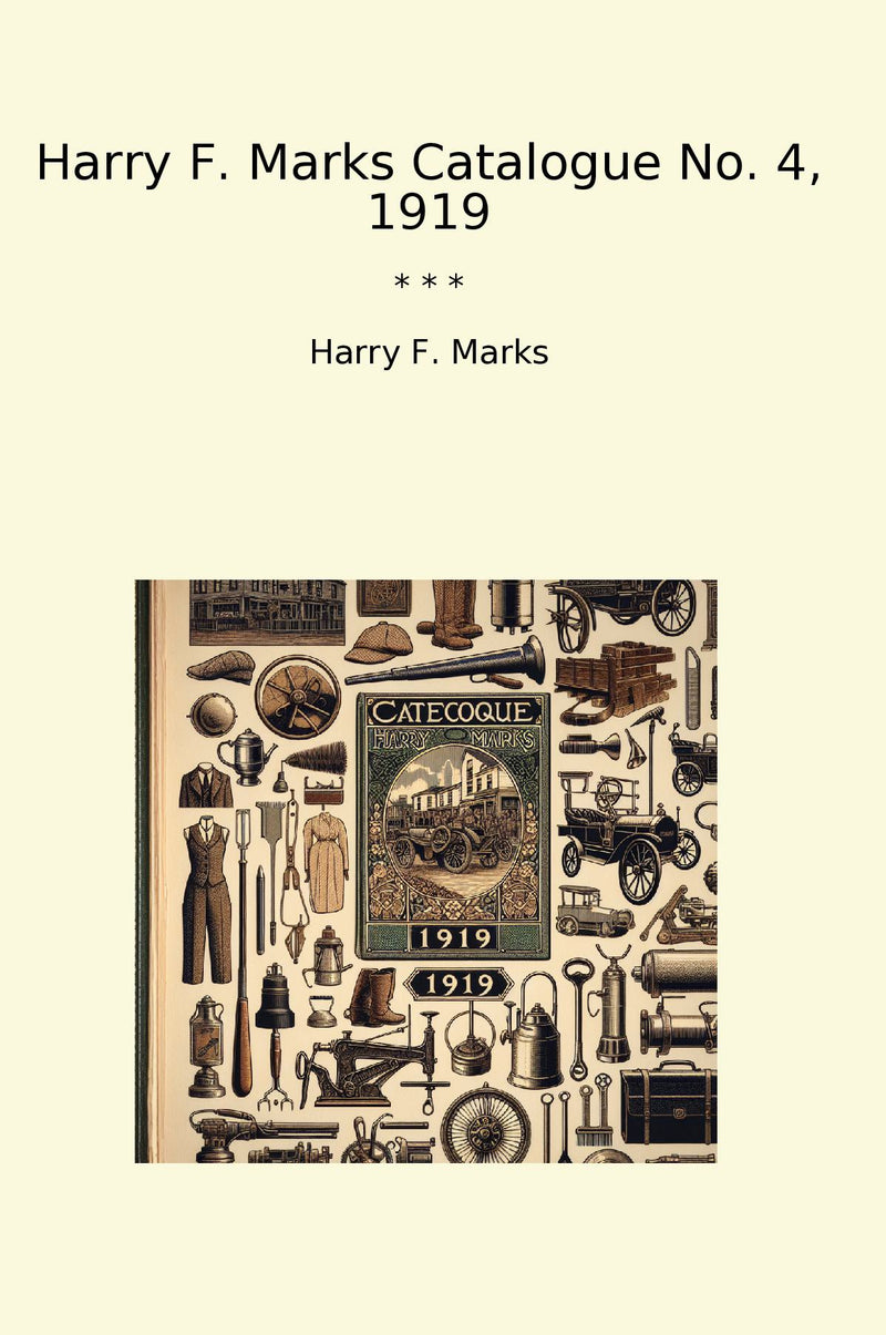 Harry F. Marks Catalogue No. 4, 1919