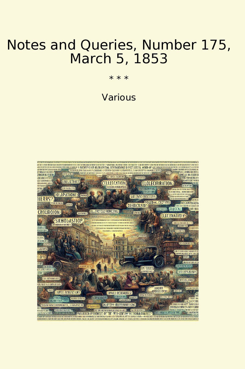 Notes and Queries, Number 175, March 5, 1853