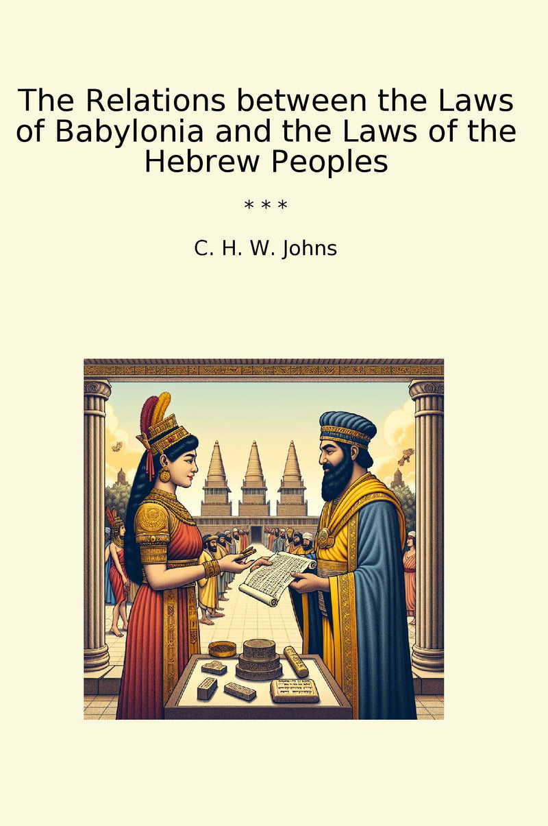 The Relations between the Laws of Babylonia and the Laws of the Hebrew Peoples
