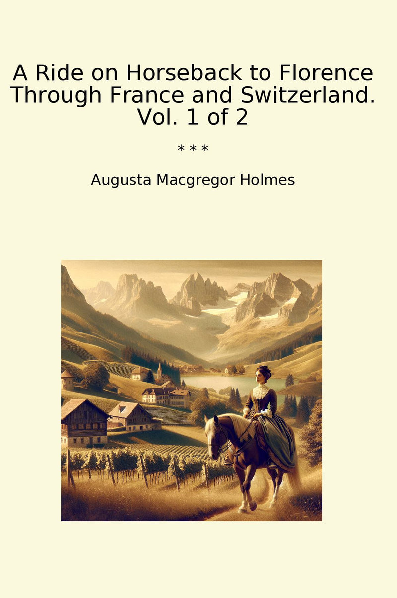 A Ride on Horseback to Florence Through France and Switzerland. Vol. 1 of 2