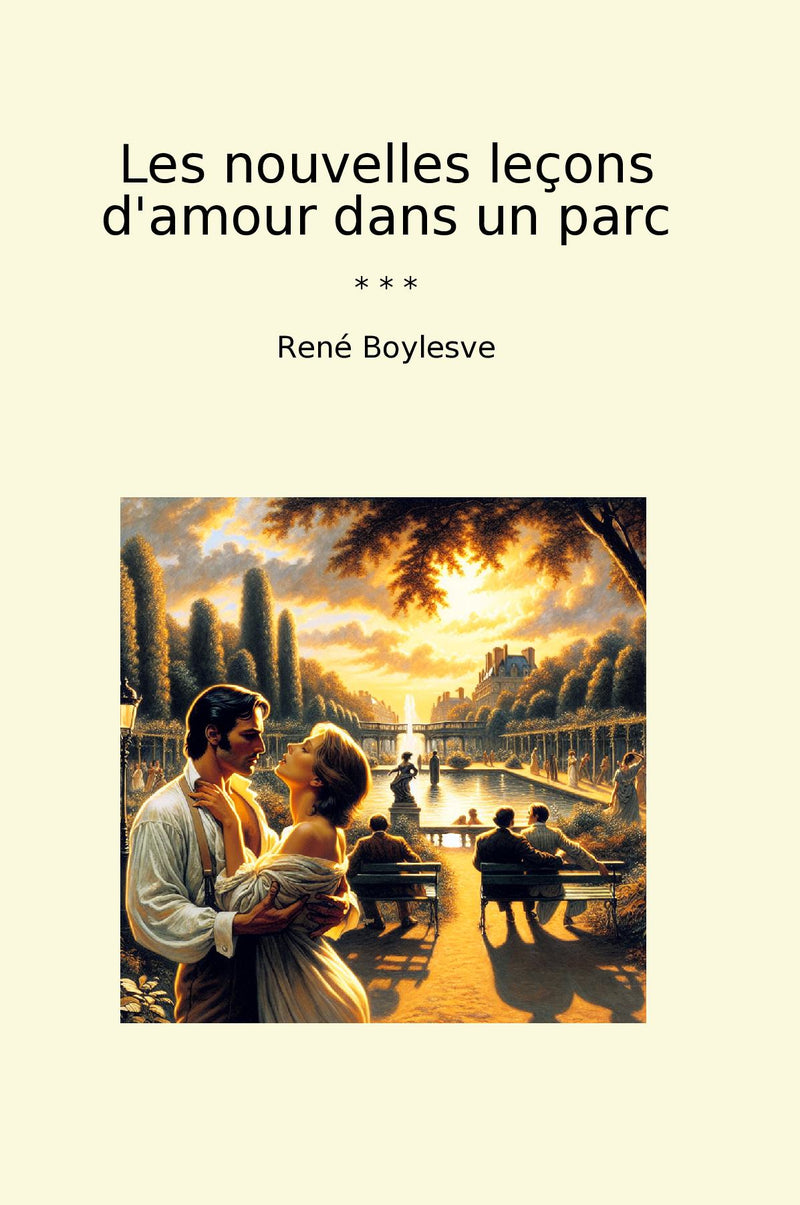 Les nouvelles leçons d'amour dans un parc