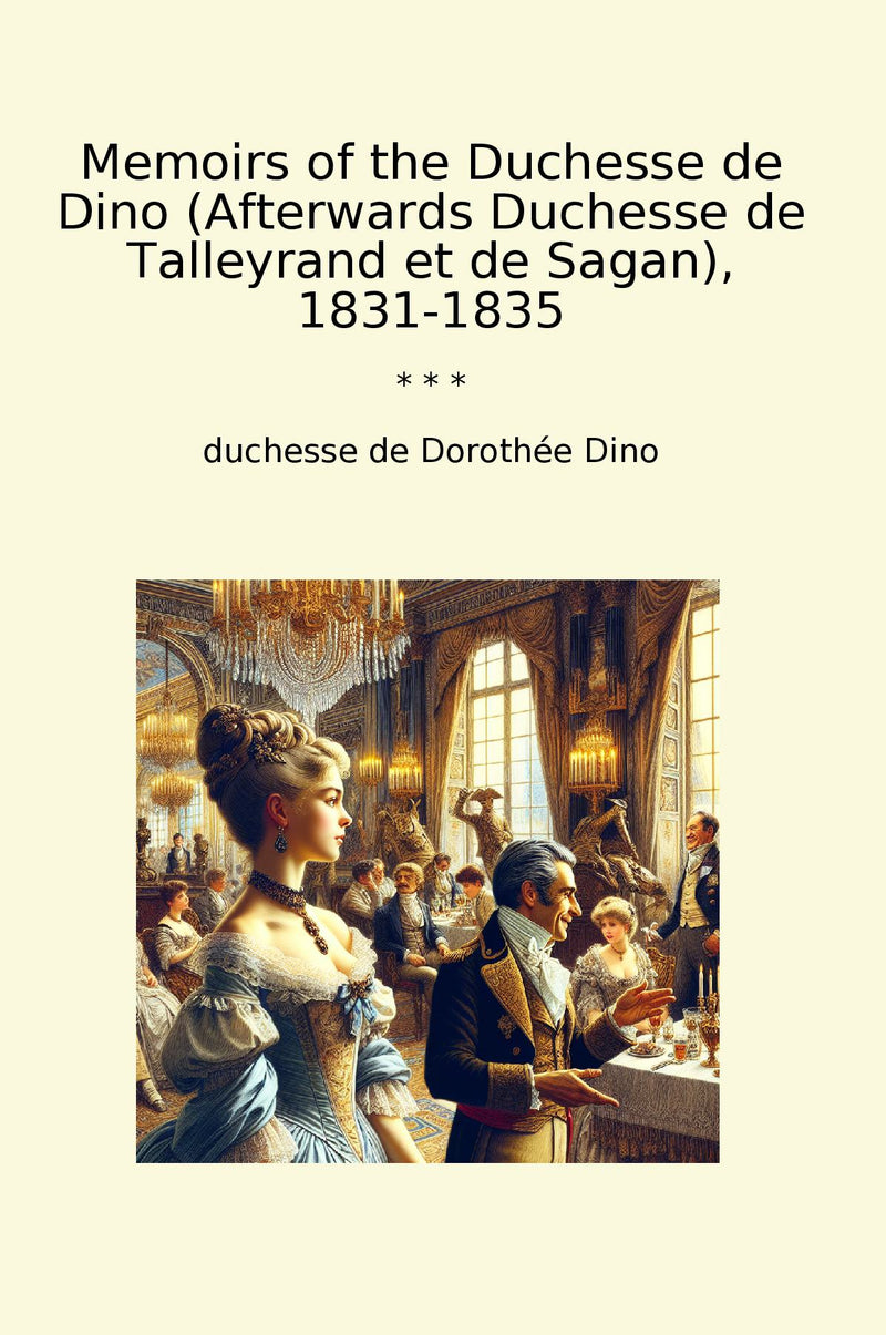 Memoirs of the Duchesse de Dino (Afterwards Duchesse de Talleyrand et de Sagan), 1831-1835