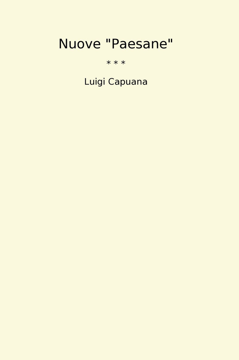 "Nuove "Paesane""