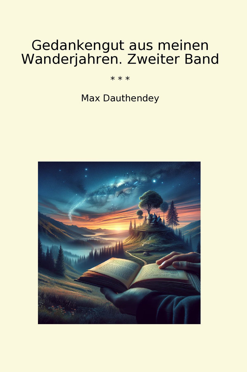 Gedankengut aus meinen Wanderjahren. Zweiter Band
