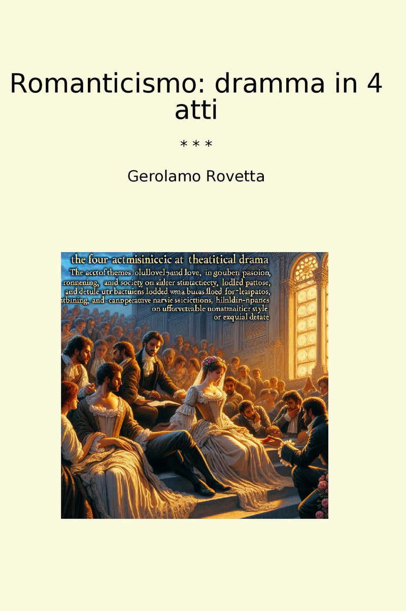 Romanticismo: dramma in 4 atti