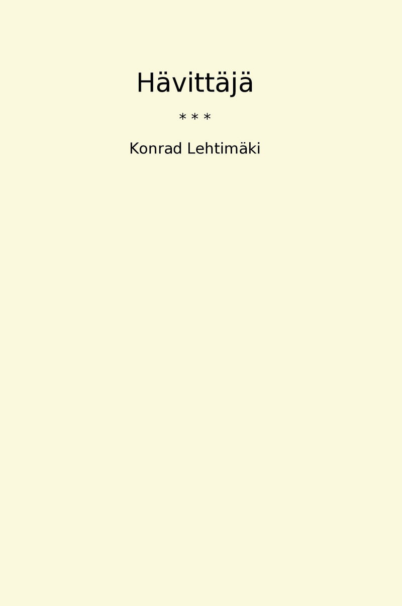 Hävittäjä