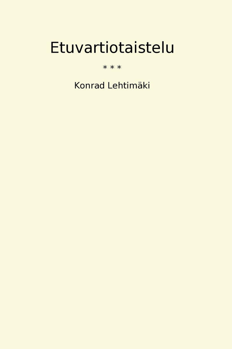 Etuvartiotaistelu