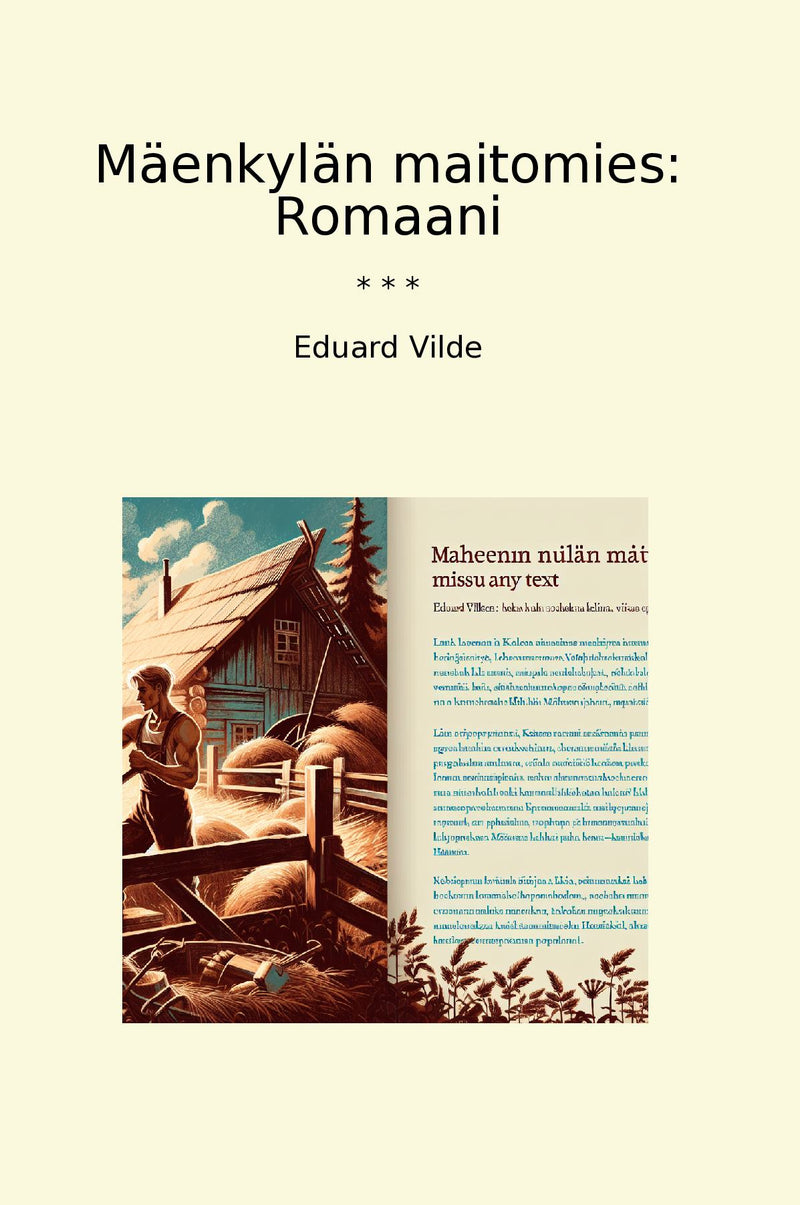 Mäenkylän maitomies: Romaani