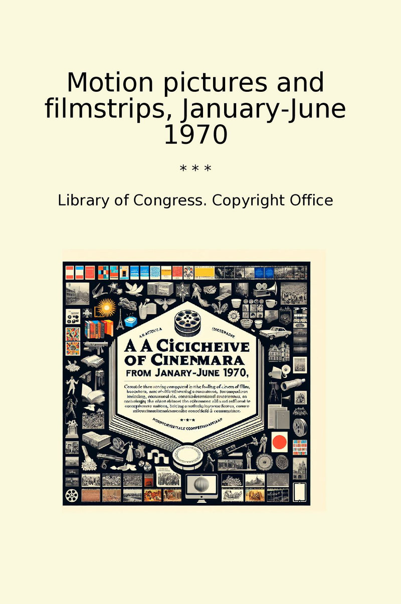 Motion pictures and filmstrips, January-June 1970