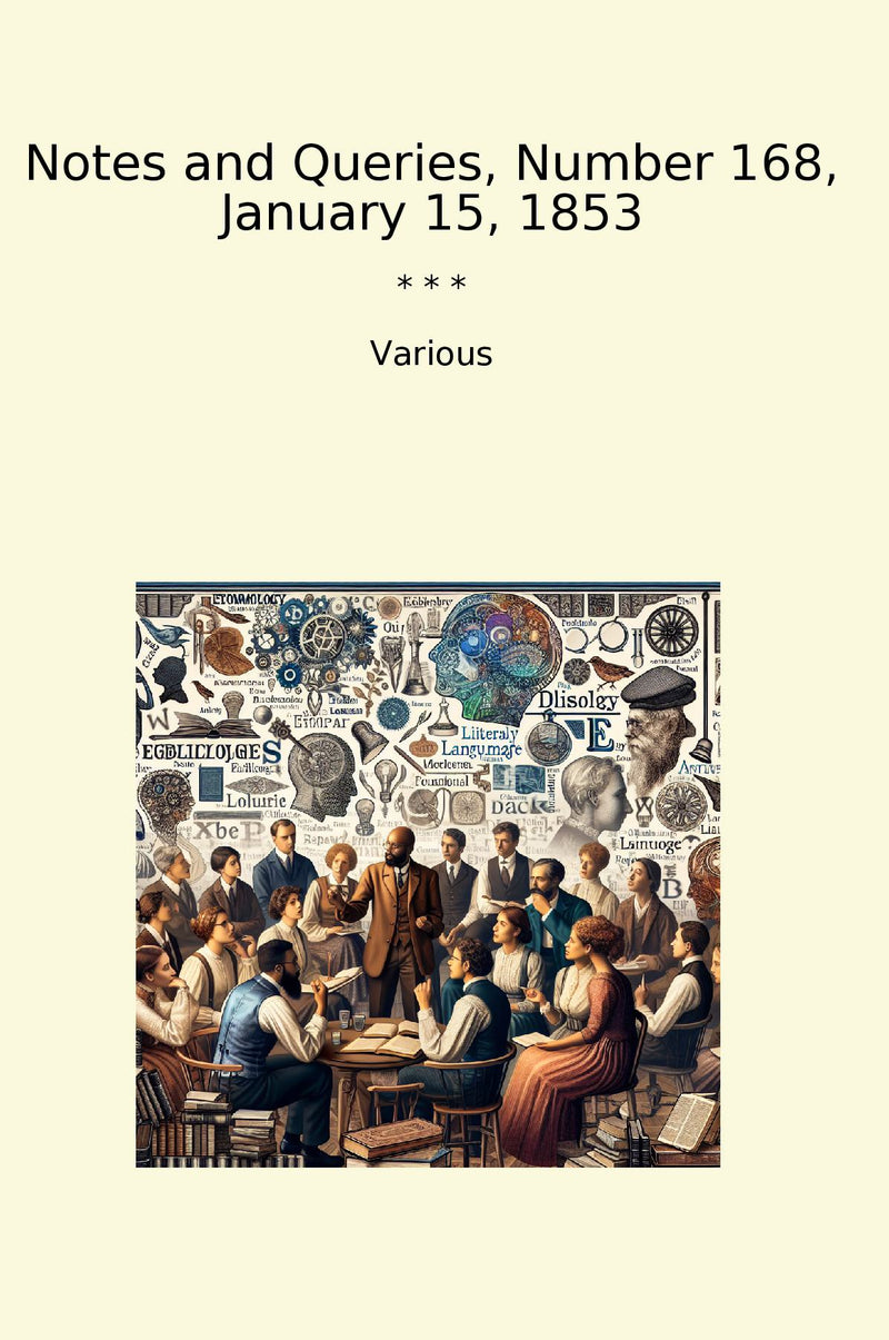 Notes and Queries, Number 168, January 15, 1853