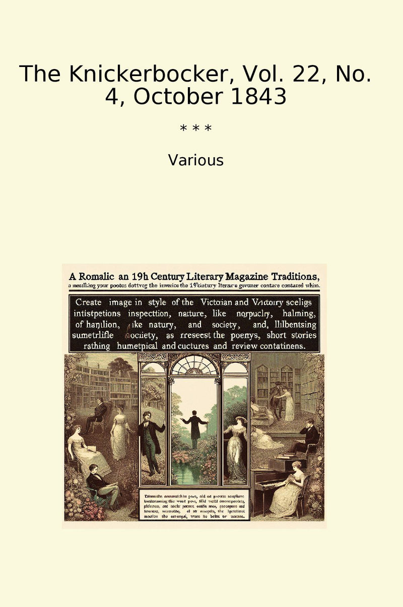 The Knickerbocker, Vol. 22, No. 4, October 1843