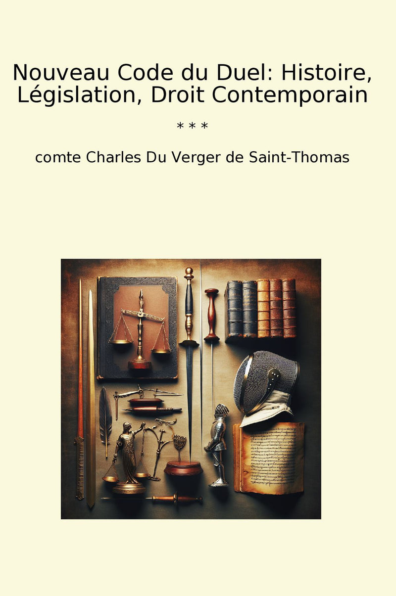 Nouveau Code du Duel: Histoire, Législation, Droit Contemporain