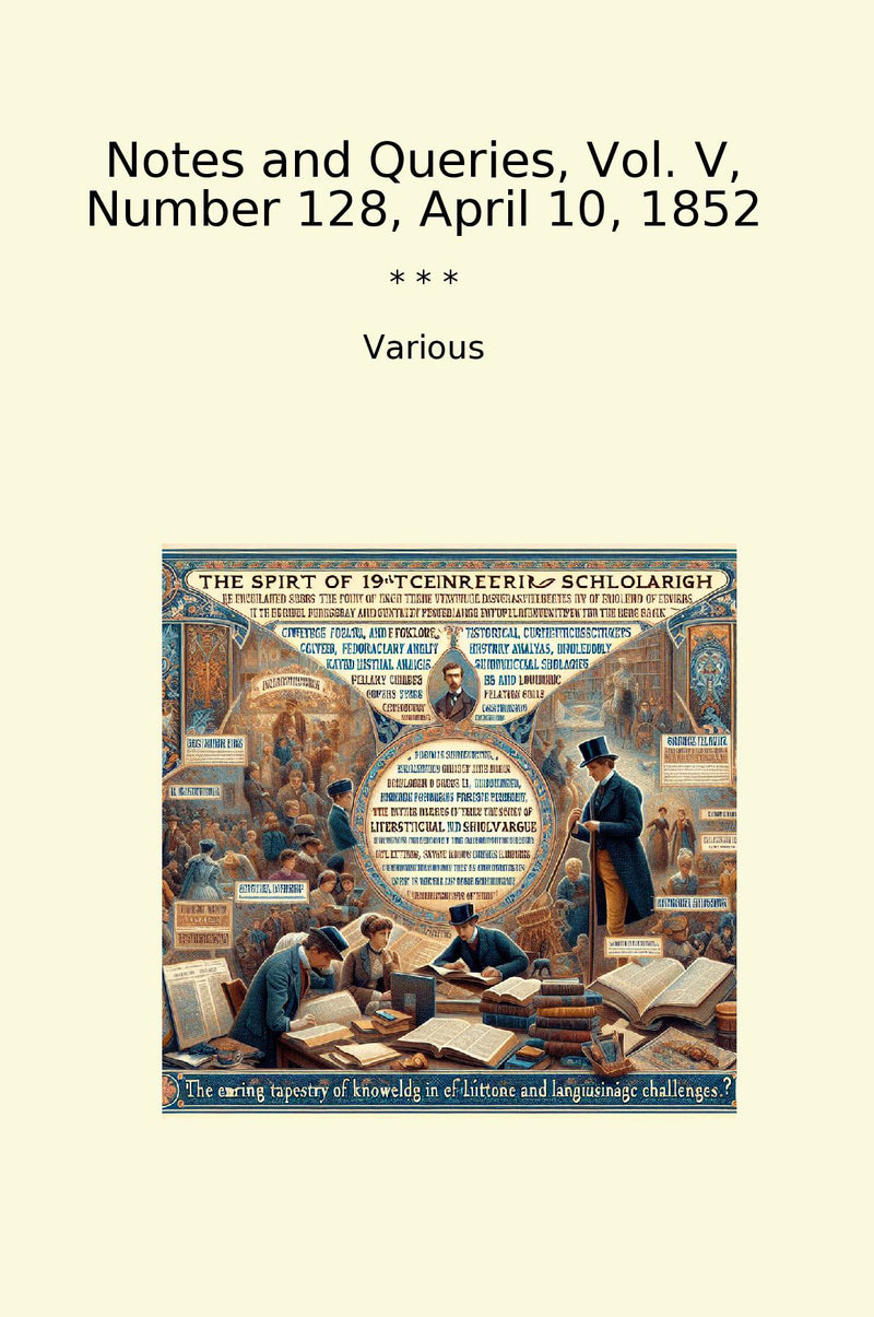 Notes and Queries, Vol. V, Number 128, April 10, 1852