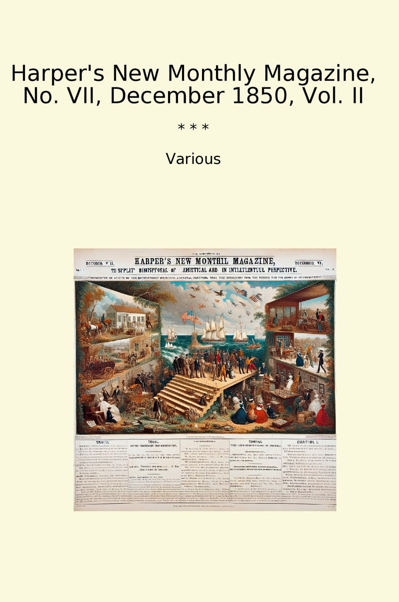 Harper's New Monthly Magazine, No. VII, December 1850, Vol. II