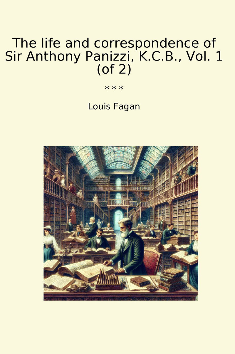 The life and correspondence of Sir Anthony Panizzi, K.C.B., Vol. 1 (of 2)