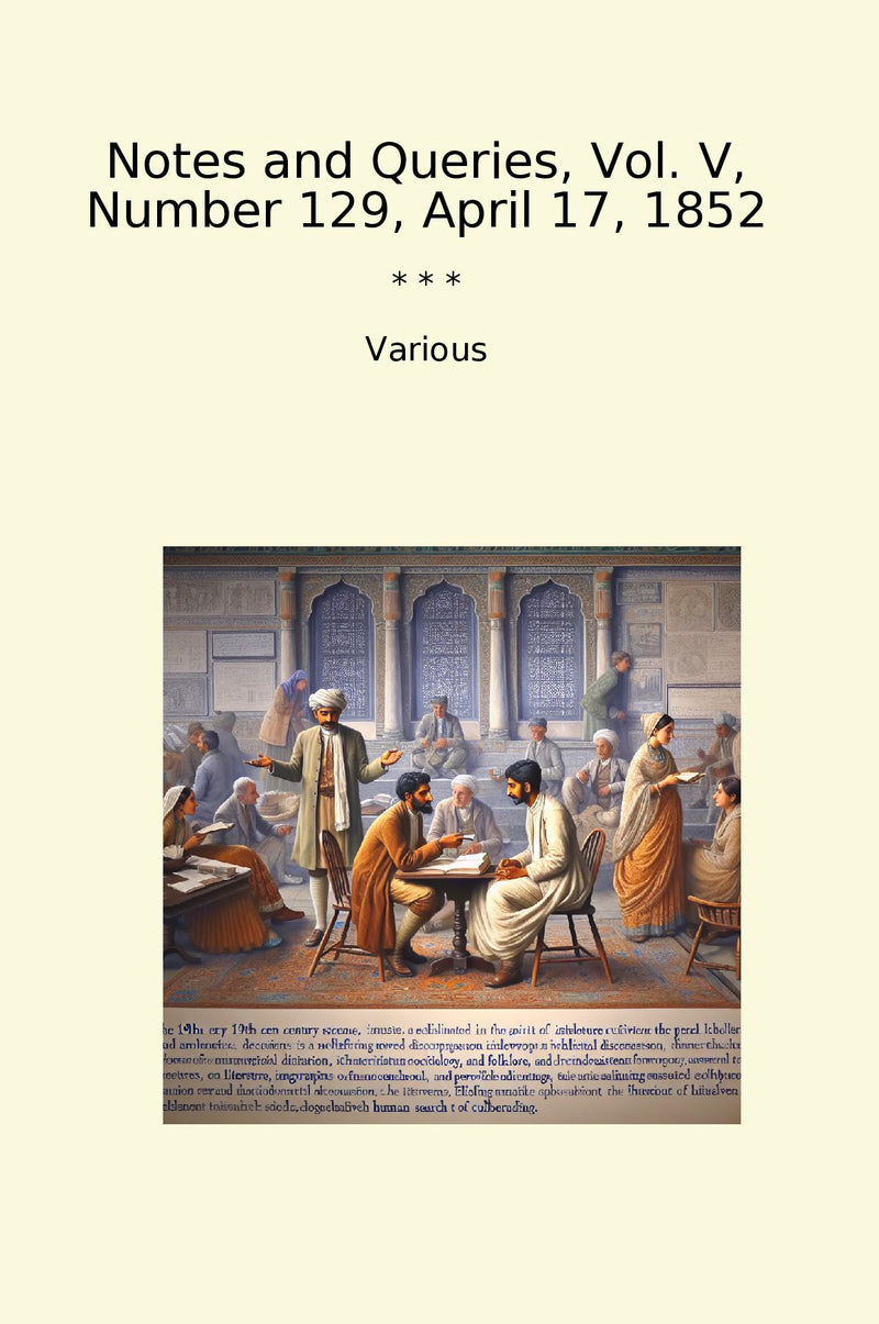 Notes and Queries, Vol. V, Number 129, April 17, 1852