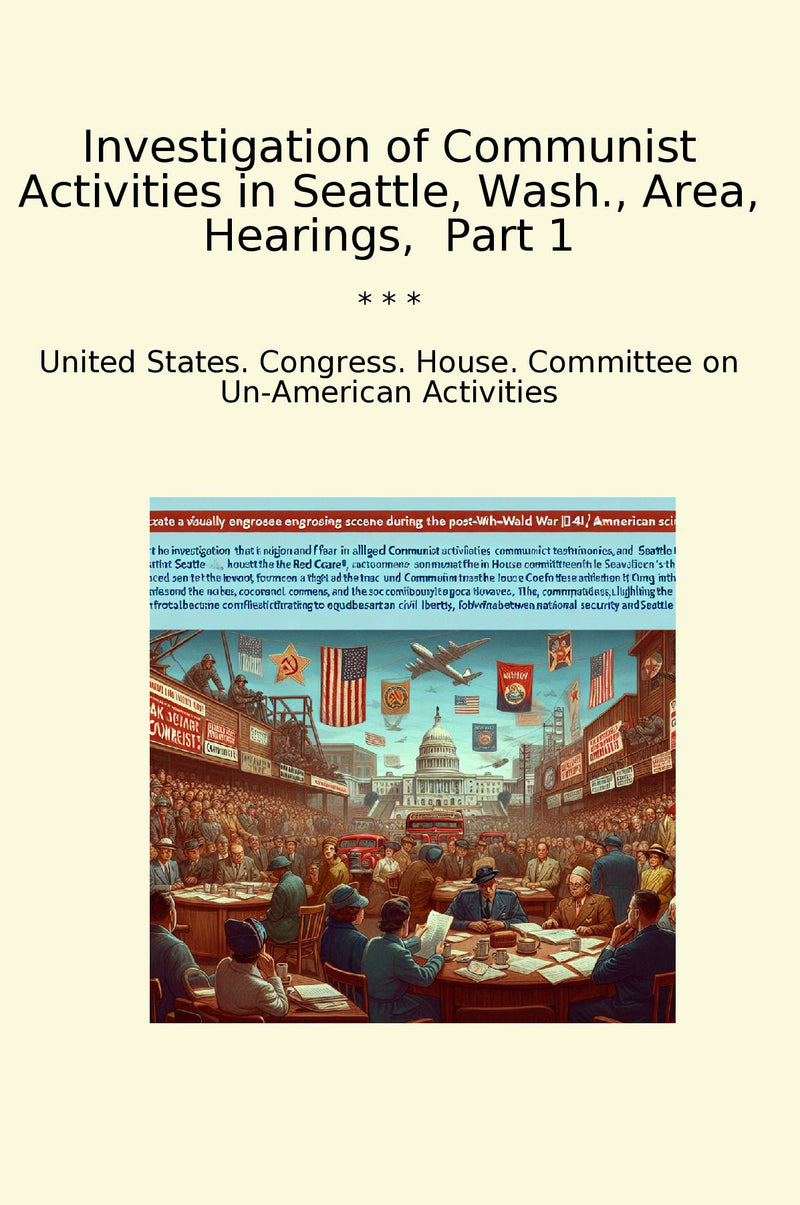 Investigation of Communist Activities in Seattle, Wash., Area, Hearings,  Part 1