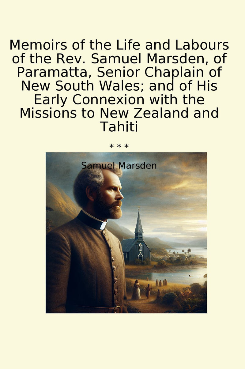 Memoirs of the Life and Labours of the Rev. Samuel Marsden, of Paramatta, Senior Chaplain of New South Wales; and of His Early Connexion with the Missions to New Zealand and Tahiti