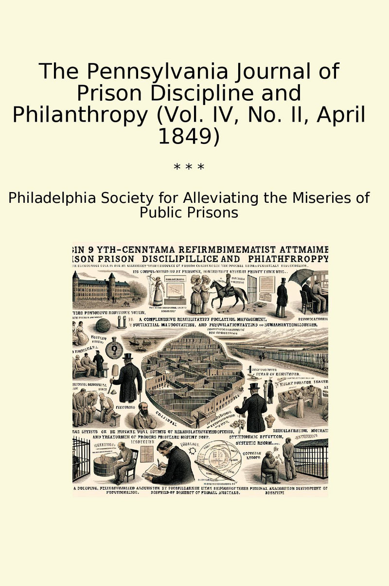 The Pennsylvania Journal of Prison Discipline and Philanthropy (Vol. IV, No. II, April 1849)