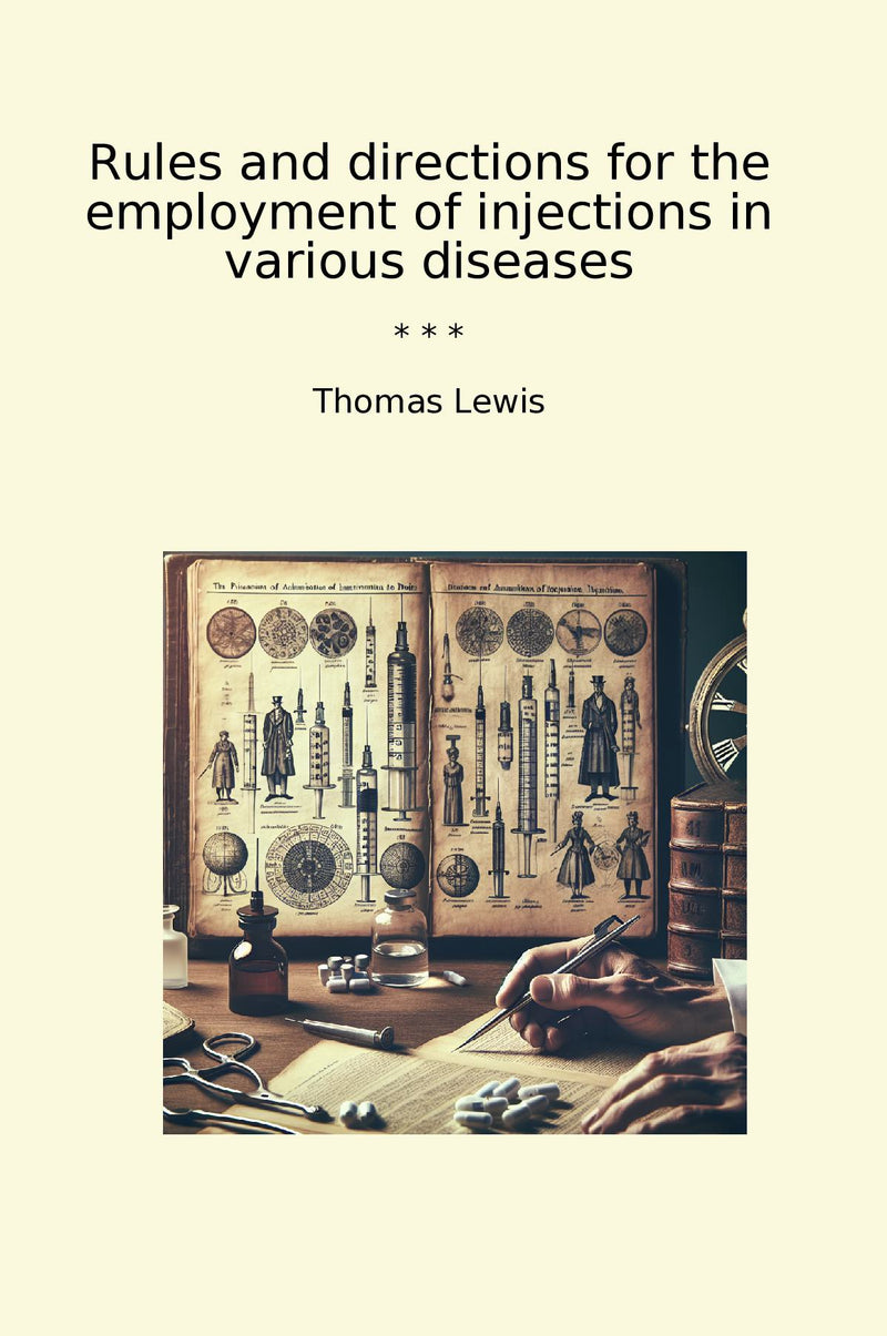 Rules and directions for the employment of injections in various diseases