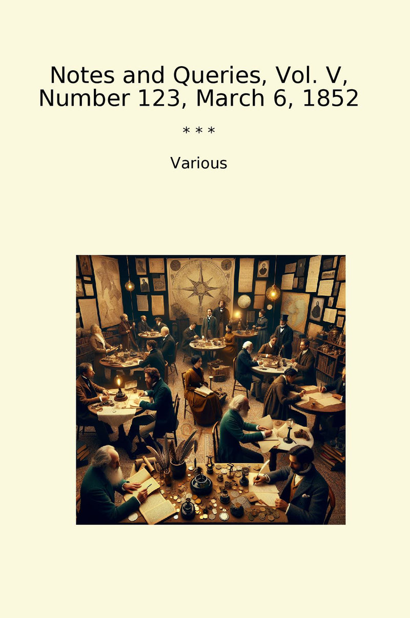 Notes and Queries, Vol. V, Number 123, March 6, 1852