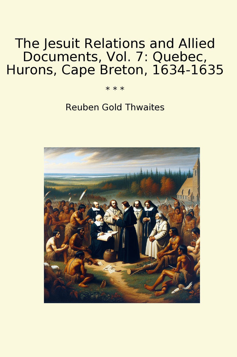 The Jesuit Relations and Allied Documents, Vol. 7: Quebec, Hurons, Cape Breton, 1634-1635