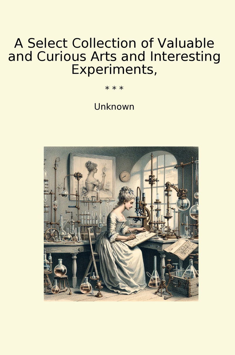 A Select Collection of Valuable and Curious Arts and Interesting Experiments,