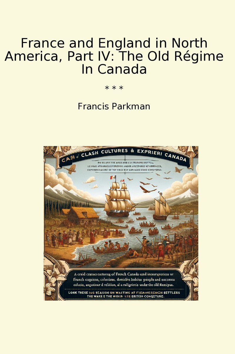 France and England in North America, Part IV: The Old Régime In Canada