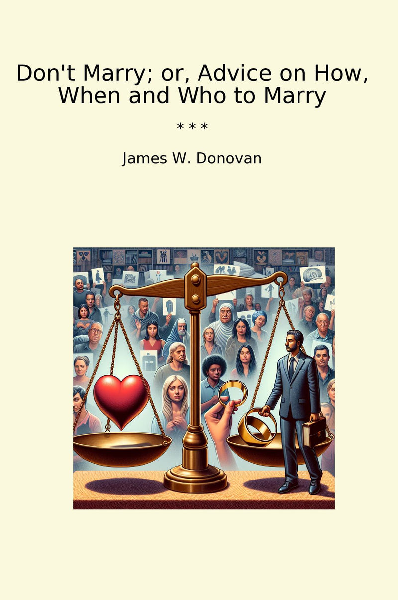 Don't Marry; or, Advice on How, When and Who to Marry