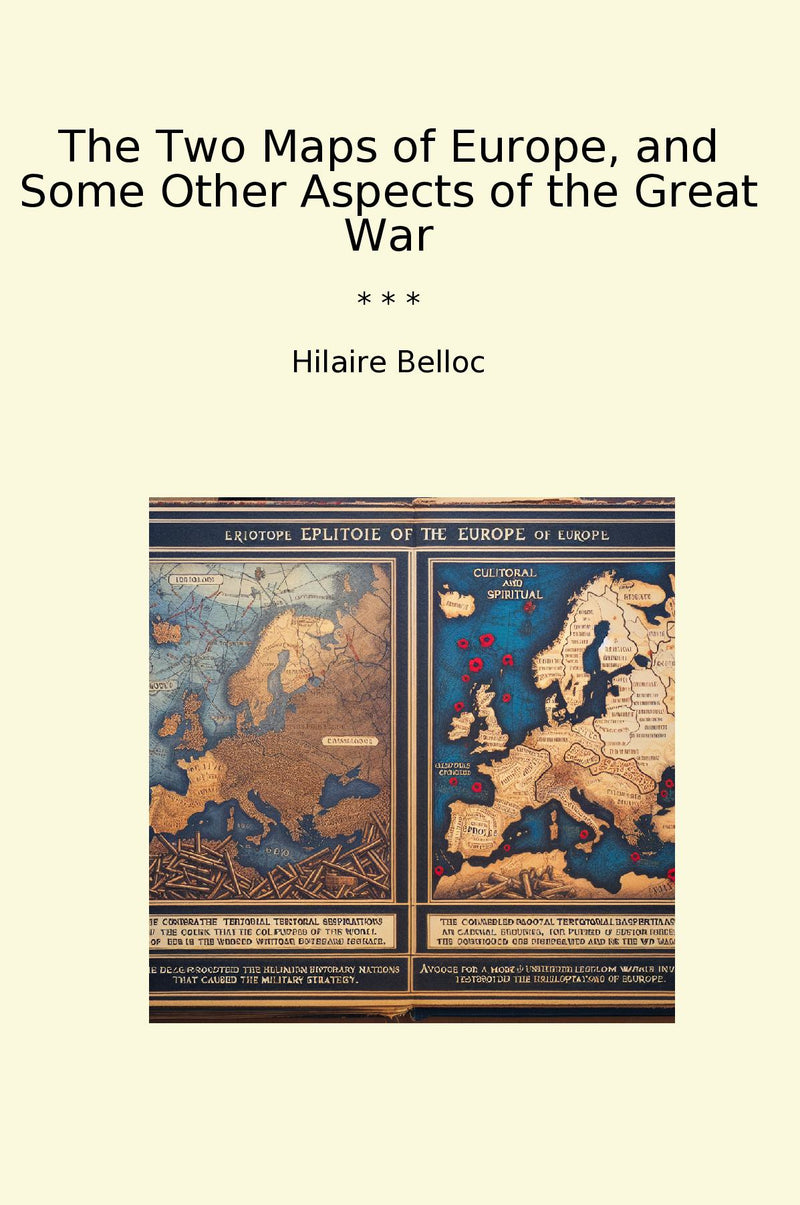 The Two Maps of Europe, and Some Other Aspects of the Great War