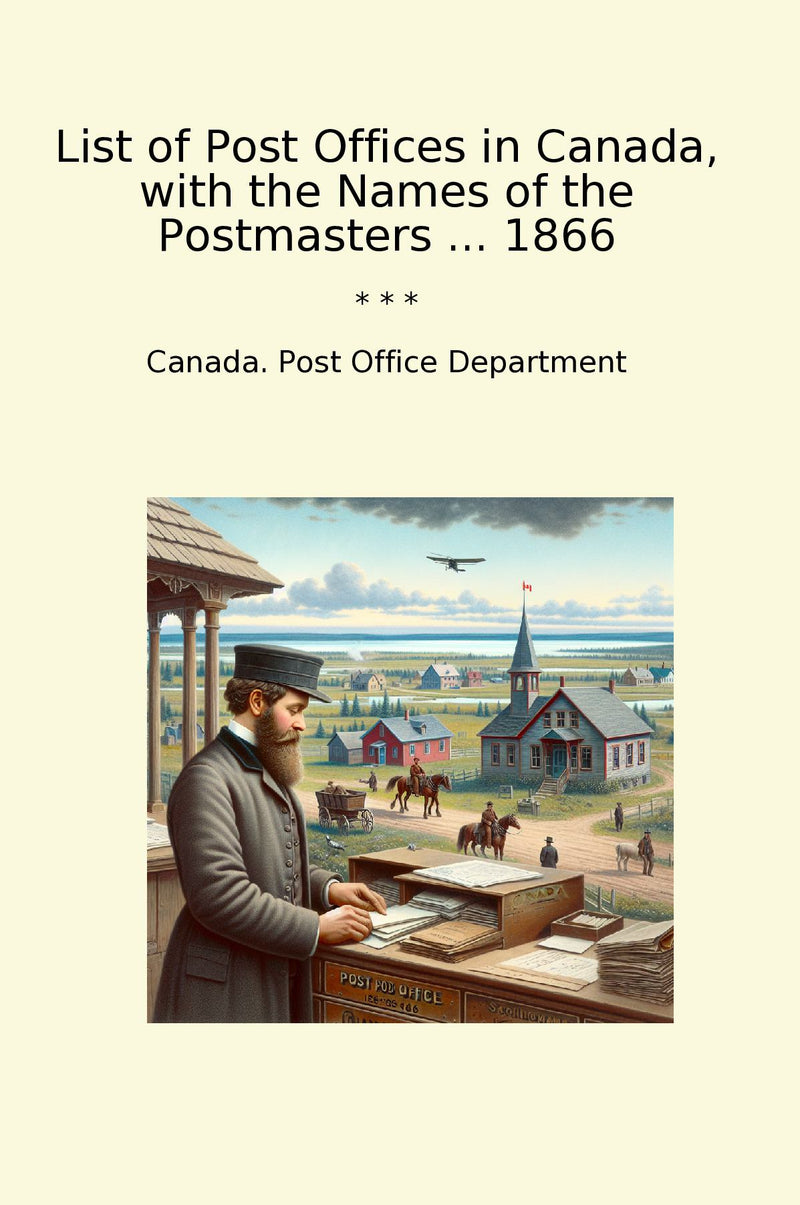 List of Post Offices in Canada, with the Names of the Postmasters ... 1866