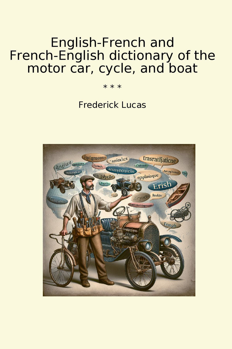 English-French and French-English dictionary of the motor car, cycle, and boat