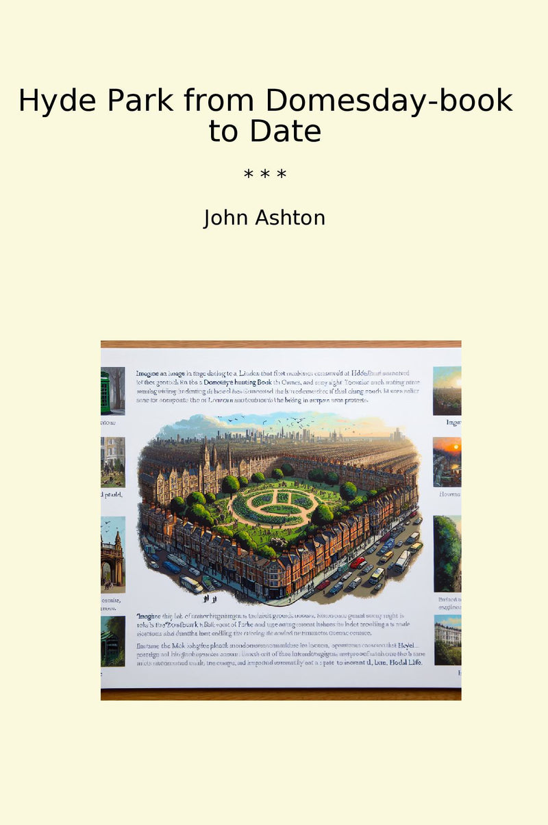 Hyde Park from Domesday-book to Date