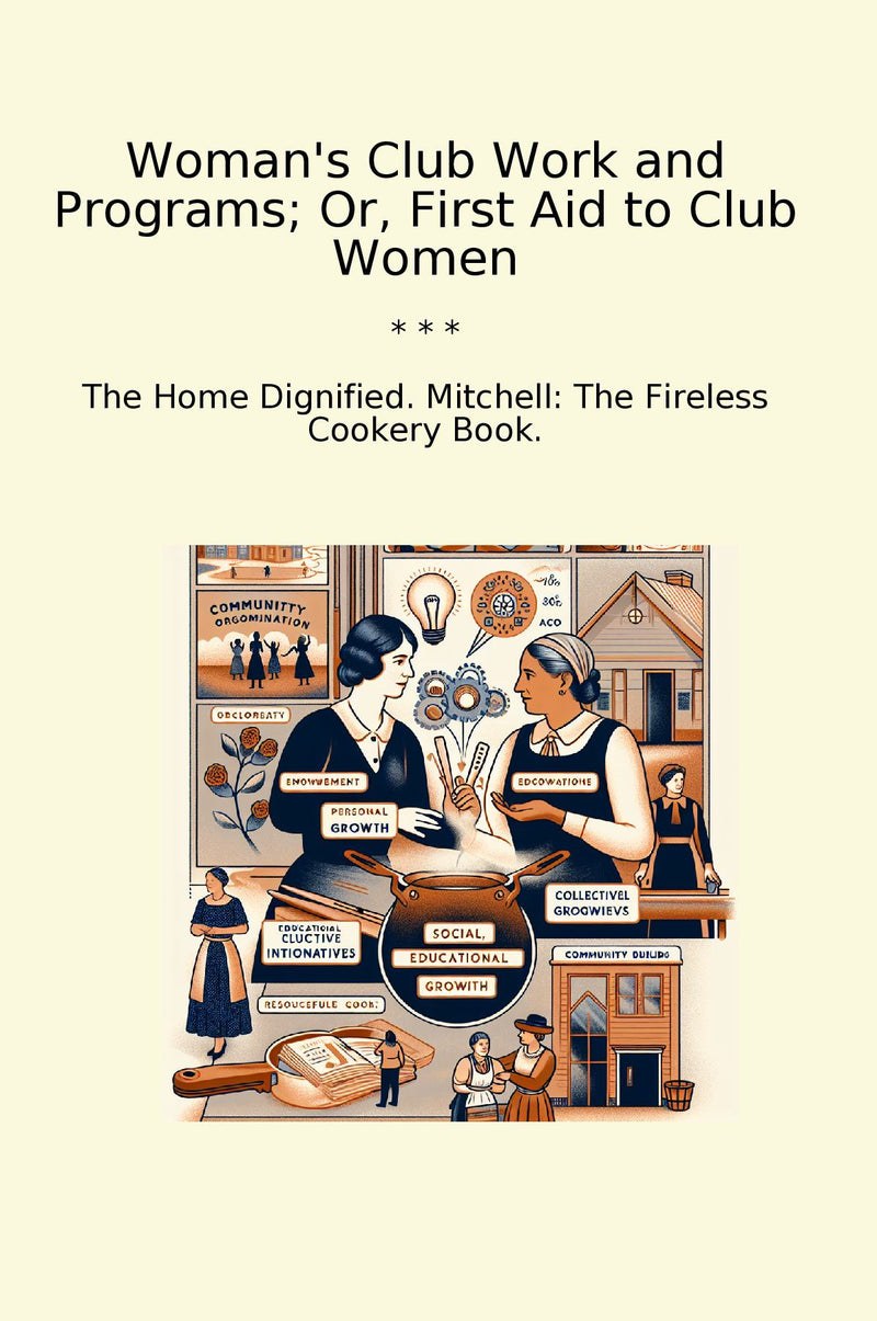 Woman's Club Work and Programs; Or, First Aid to Club Women