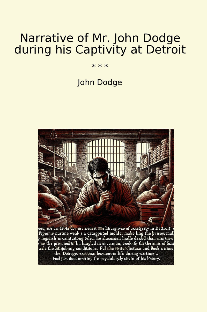 Narrative of Mr. John Dodge during his Captivity at Detroit