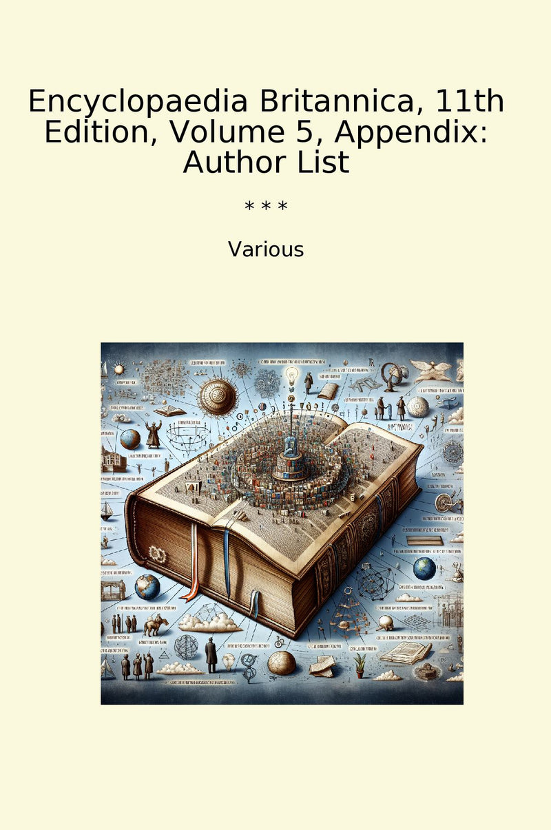 Encyclopaedia Britannica, 11th Edition, Volume 5, Appendix: Author List