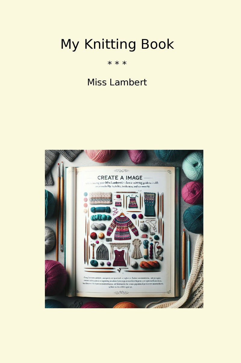 My Knitting Book