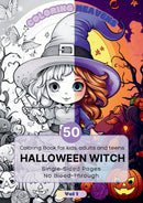 witch 1 - Coloring Book for Adults and Children