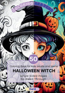 witch 2 - Coloring Book for Adults and Children